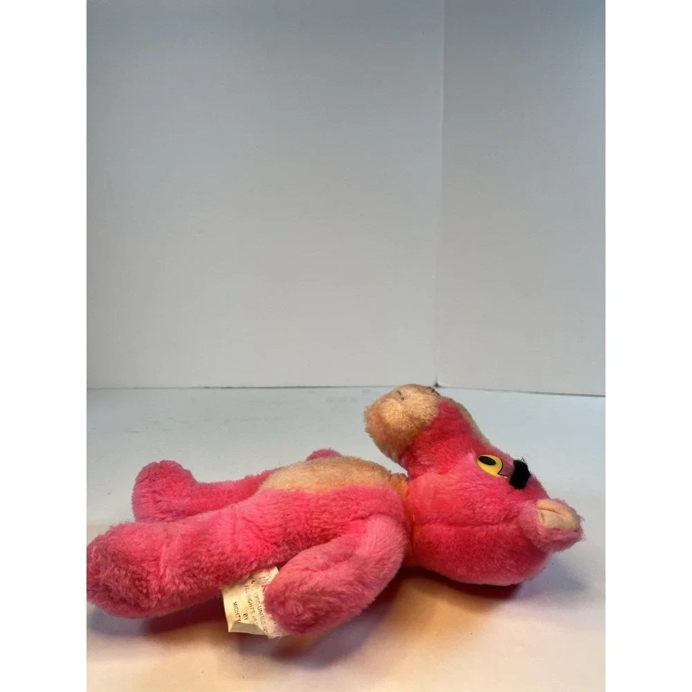 Vintage Pink Panther Plush Mighty Star Stuffed Animal Toy Collectible 10